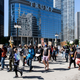 Protesters shut down the streets near Trump Tower on June 13, 2020 in Chicago, Illinois.